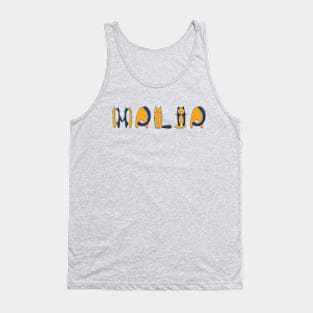 Malia | Girl Name | Cat Lover | Cat Illustration Tank Top